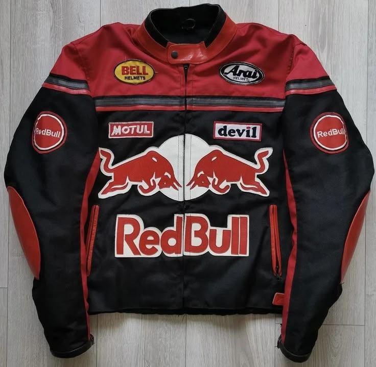 Red Bull Racing Pro Jacket DTF Printed Apparel