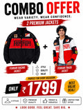 WearVariety Premium Polyester Racing Jacket | Lightweight Motorsport Streetwear Jacket