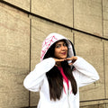 Spider White Zipper Hoodie – Men’s & Women’s Full-Zip Streetwear Hoodie, Graphic Pullover