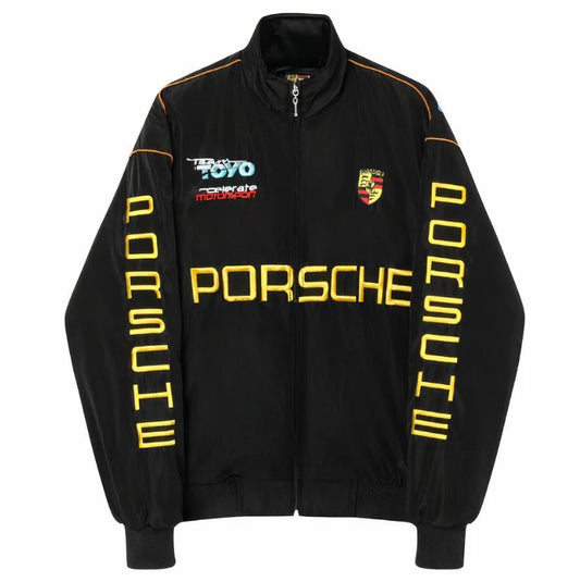 Porsche F1 Vintage Racing Jacket – Retro Motorsport Jacket, Classic Streetwear