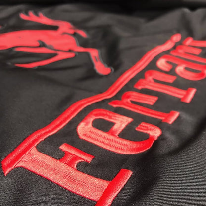 Black Ferrari F1 Racing Jacket - Premium Motorsport Apparel