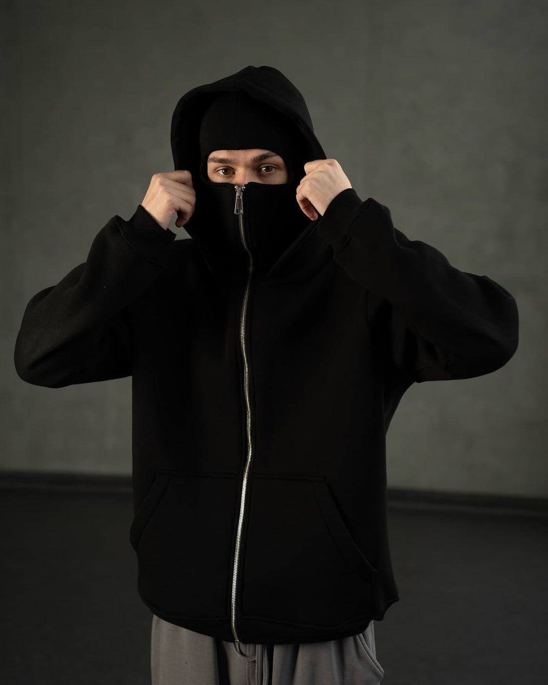 Balaclava Hoodie for Men & Women | Streetwear Winter Hoodie with Face Cover – Premium Fit
