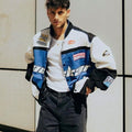 Black Air Motorsport Fleece Jacket – Men’s Racing Jacket, Lightweight & Warm Streetwear