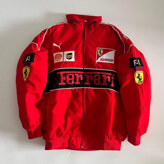 Red Ferrari F1 Racing Jacket Amazing Looking
