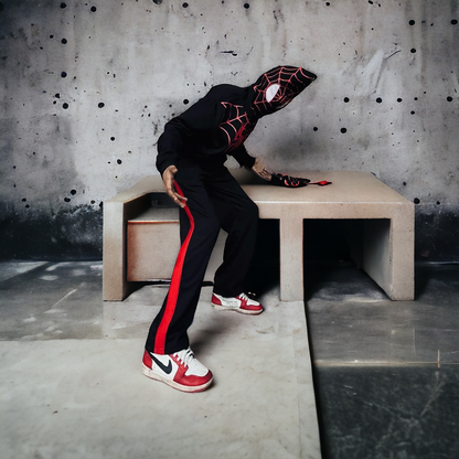 Black Spider Zipper Hoodie | Premium Streetwear Zip-Up Hoodie for Men & Women