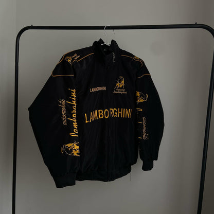 Lamborghini Unisex Retro Racing Embroidered Jacket