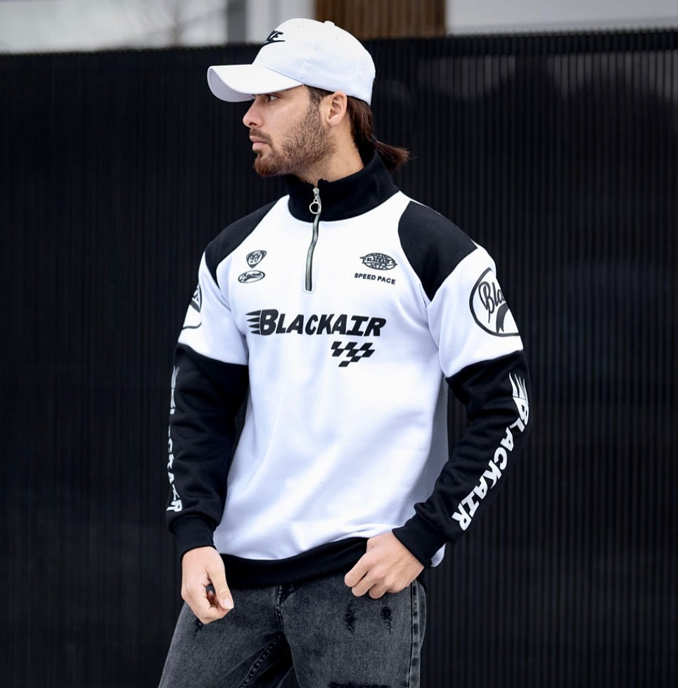 Black Air Sweatshirt – Premium Streetwear Pullover with Air Graphic Design