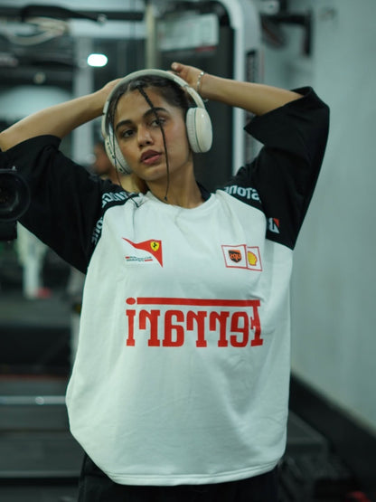 Ferrari F1 T-Shirt – Racing Tee, Official Motorsport Streetwear, Lightweight Cotton