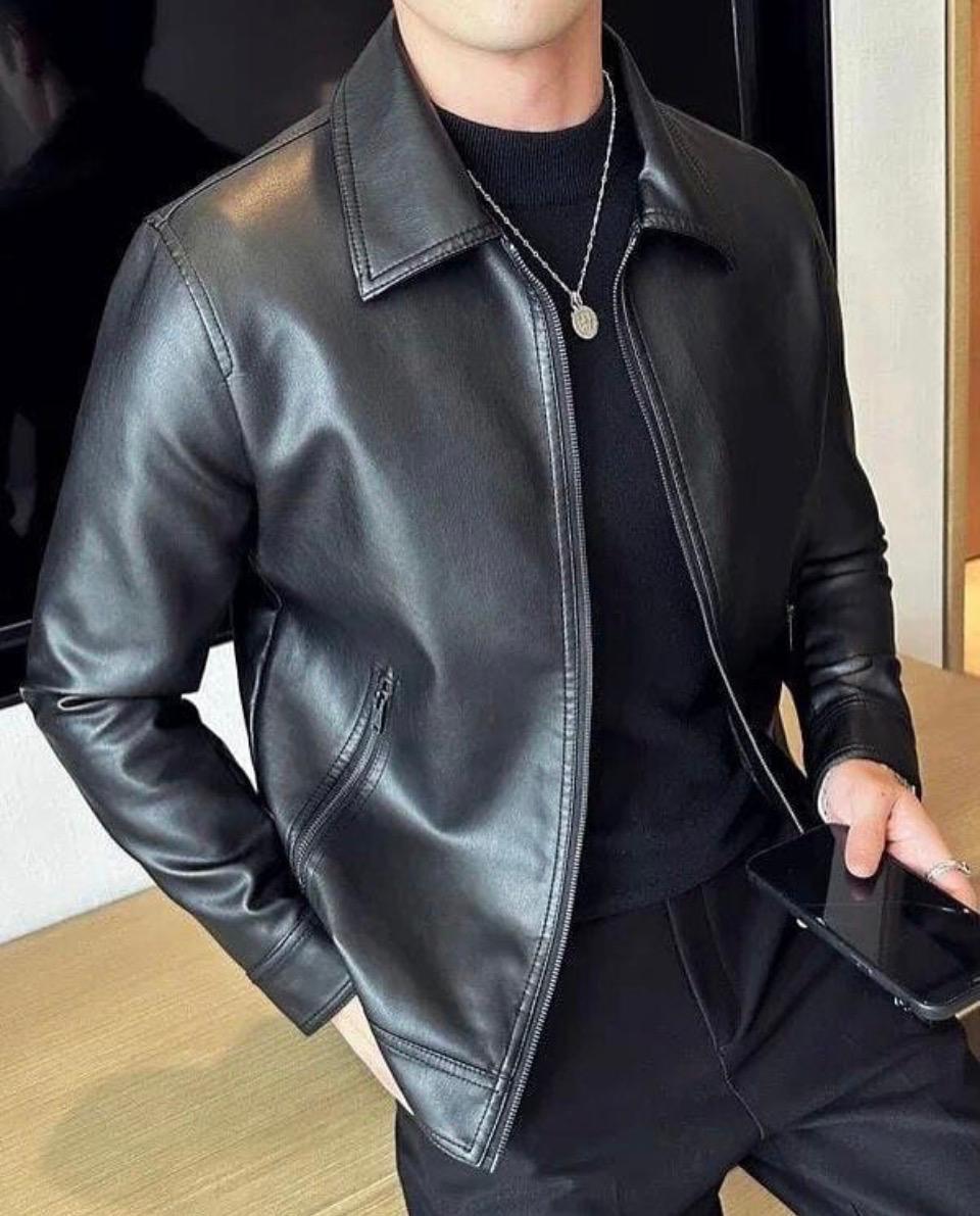 Black Leather Jacket for Men | Premium Stylish Leather Jacket India