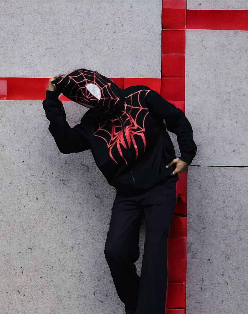 Black Spider Zipper Hoodie | Premium Streetwear Zip-Up Hoodie for Men & Women