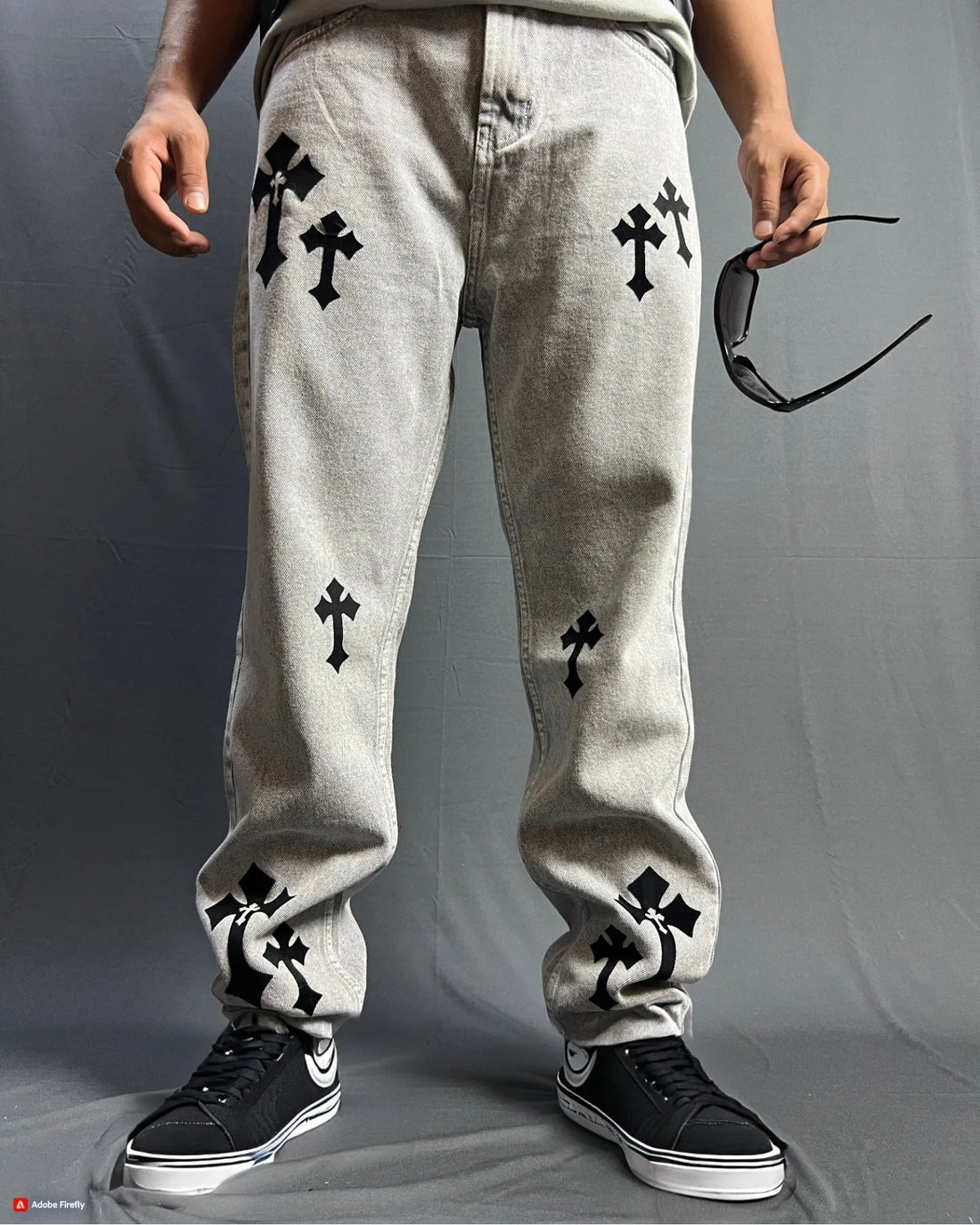Graphic Baggy Pants for Men & Women | Streetwear Loose Fit Joggers with Prints